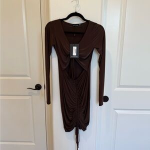 PrettyLittleThing - Scrunched Slinky Dress